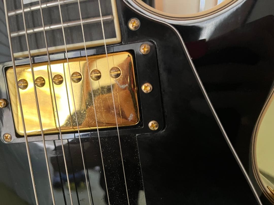 レスポールカスタム　BOSS DS-1+弦付き