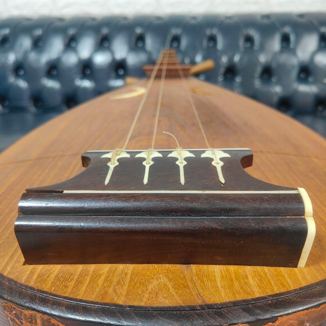 ​現状品 和楽器 琵琶 四絃五柱 撥弦楽器 伝統工芸品 弦楽器