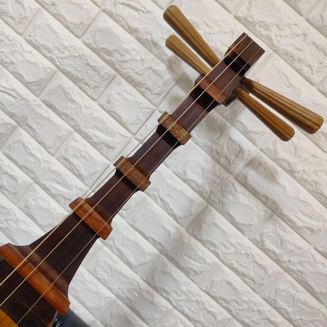 ​現状品 和楽器 琵琶 四絃五柱 撥弦楽器 伝統工芸品 弦楽器