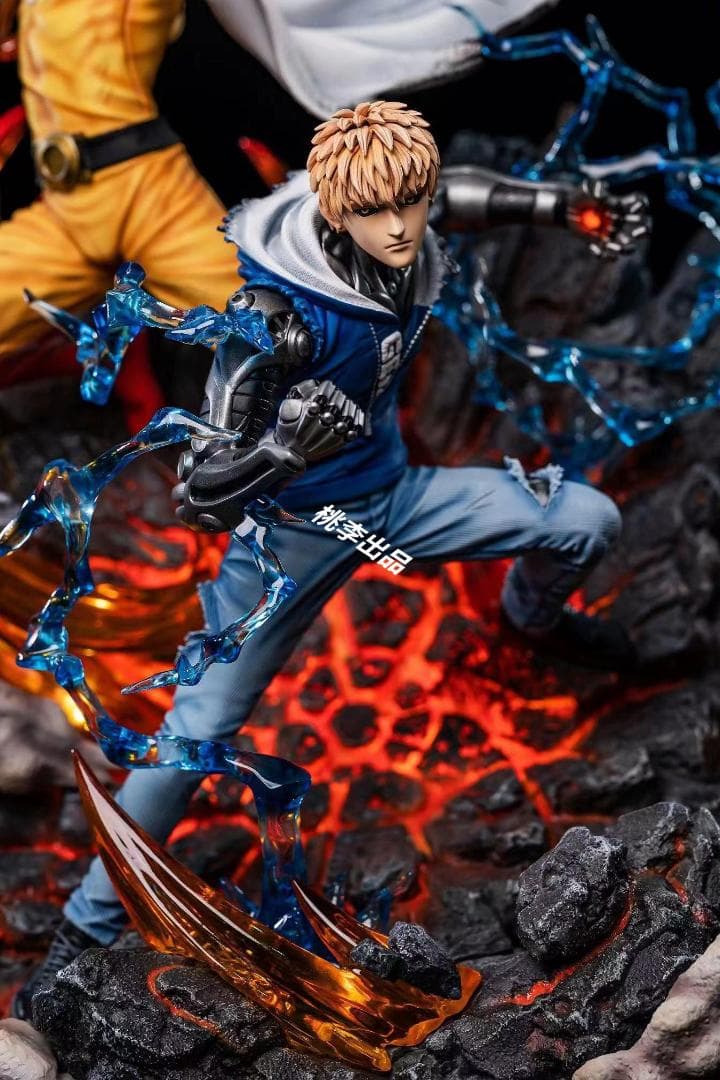 新品未開封『ワンパンマン』サイタマ＆ジェノス  ガレージキット スタチュー