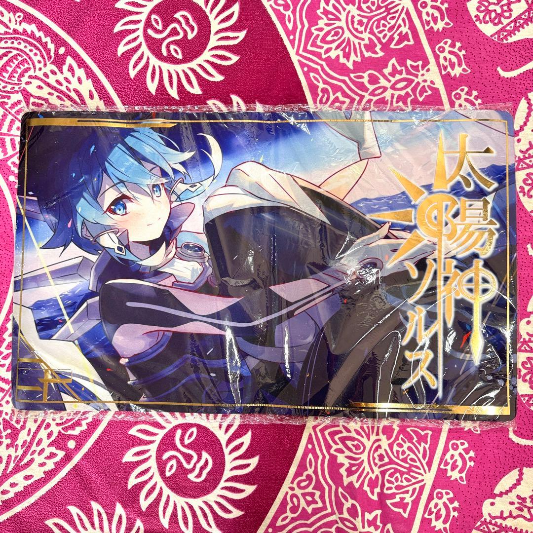 【超貴重】SAO 太陽神ソルス シノン 金文字 混沌の女神様 プレイマット