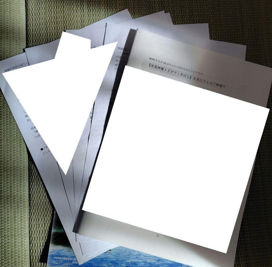 みっちゃん【雪降る氷見のご来光】　深見東州 絵画 版画