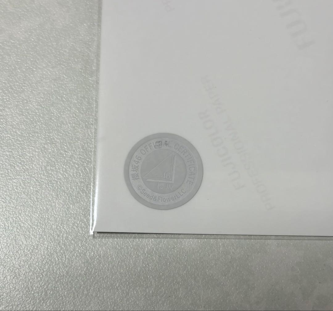 櫻坂46 生写真 森田ひかる 直筆サイン サンタ衣装 ヨリ