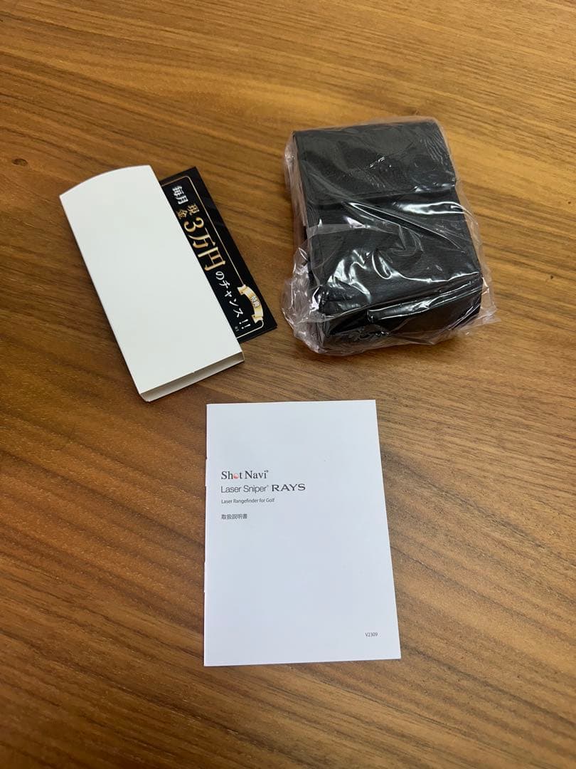 【新品未使用】shotnavi RAYS ショットナビレイズ　ゴルフ計測器