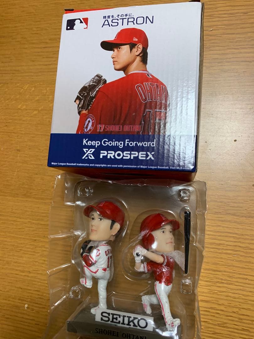 大谷翔平　SEIKO アストロン ボブルヘッドフィギュア２点セット非売品　新品