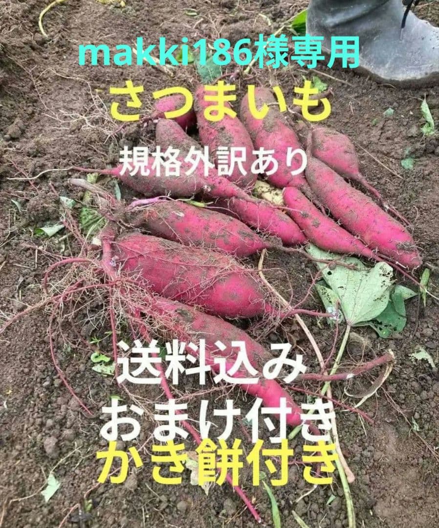 makki186規格外さつまいも 送料込み おまけ付き 箱込み２０キロ以下