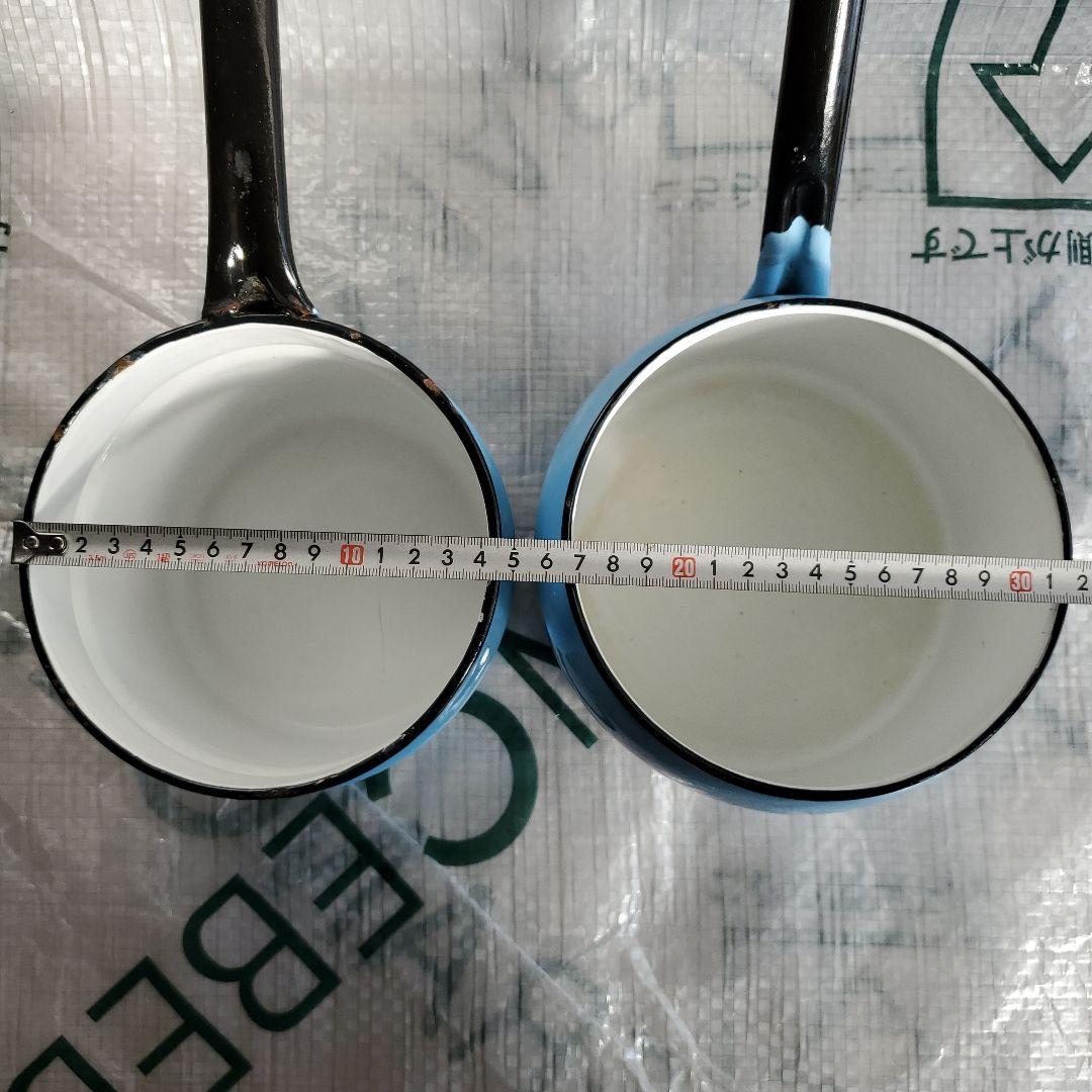 チェコスロバキア　ホーロー　ダブルボイラー