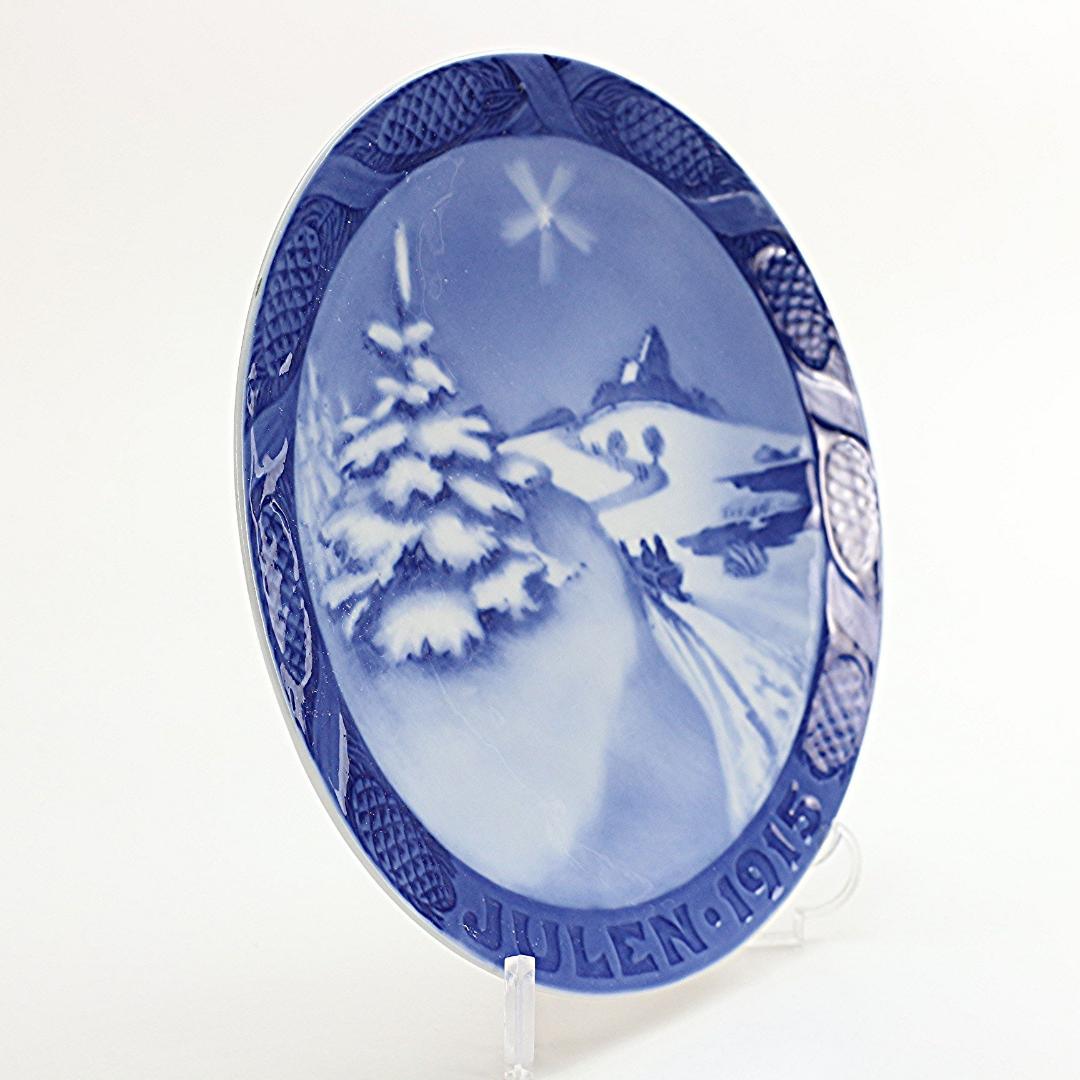 1915年 「デンマークの冬景色」 イヤープレート ロイヤルコペンハーゲン