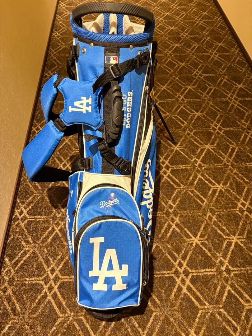 LA Dodgers ゴルフバッグ スタンド付き
