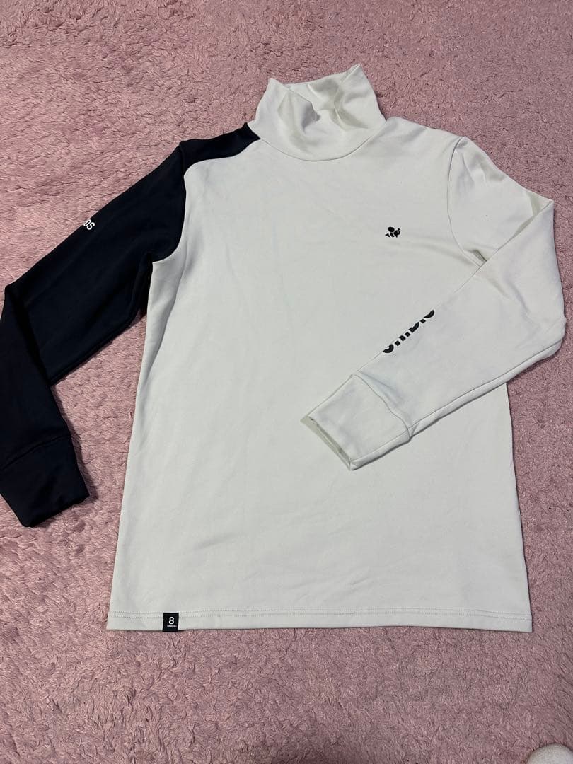 美品　8Yards ハイネックシャツ　サイズL 8ヤーズ　メンズ　ゴルフ