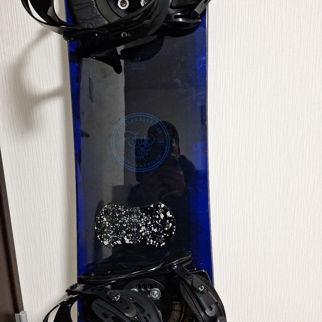 スノーボードセット　K2フュージュ１５８センチ　ZUMAM-Lサイズビンディング