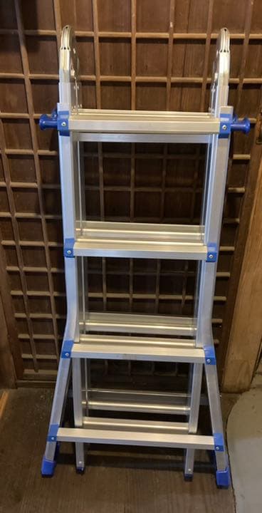 アルミス Alumis アルミ製コンパクトラダー はしご兼用脚立 AKR-4M