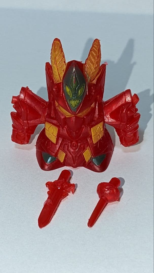 【レトロ超レア】SDガンダム「麗騎士レッドウォーリア」（彩色版）ガン消し