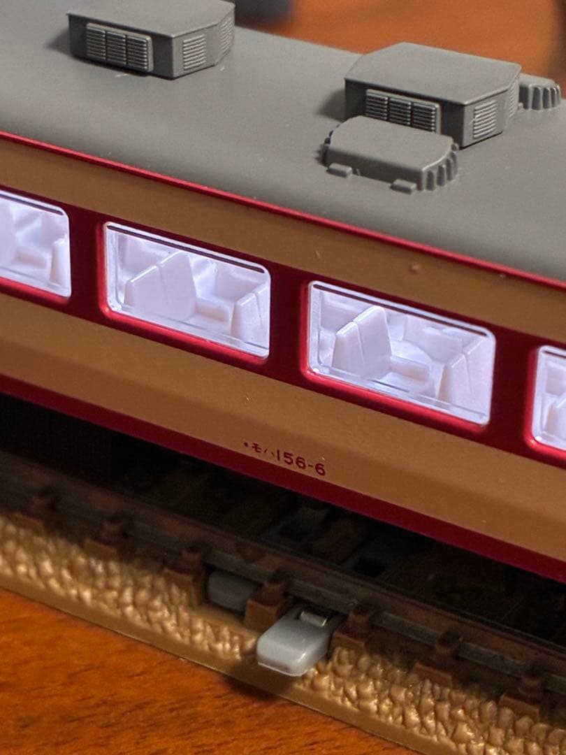 国鉄157系あまぎ7両　kato ライト室内灯点灯確認動力動作確認済