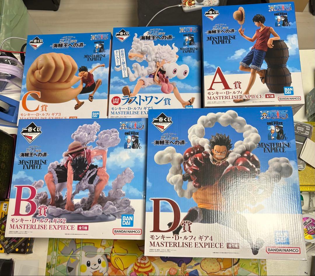 一番くじ ワンピース 海賊王への道 フィギュア A〜ラストワン賞コンプリート