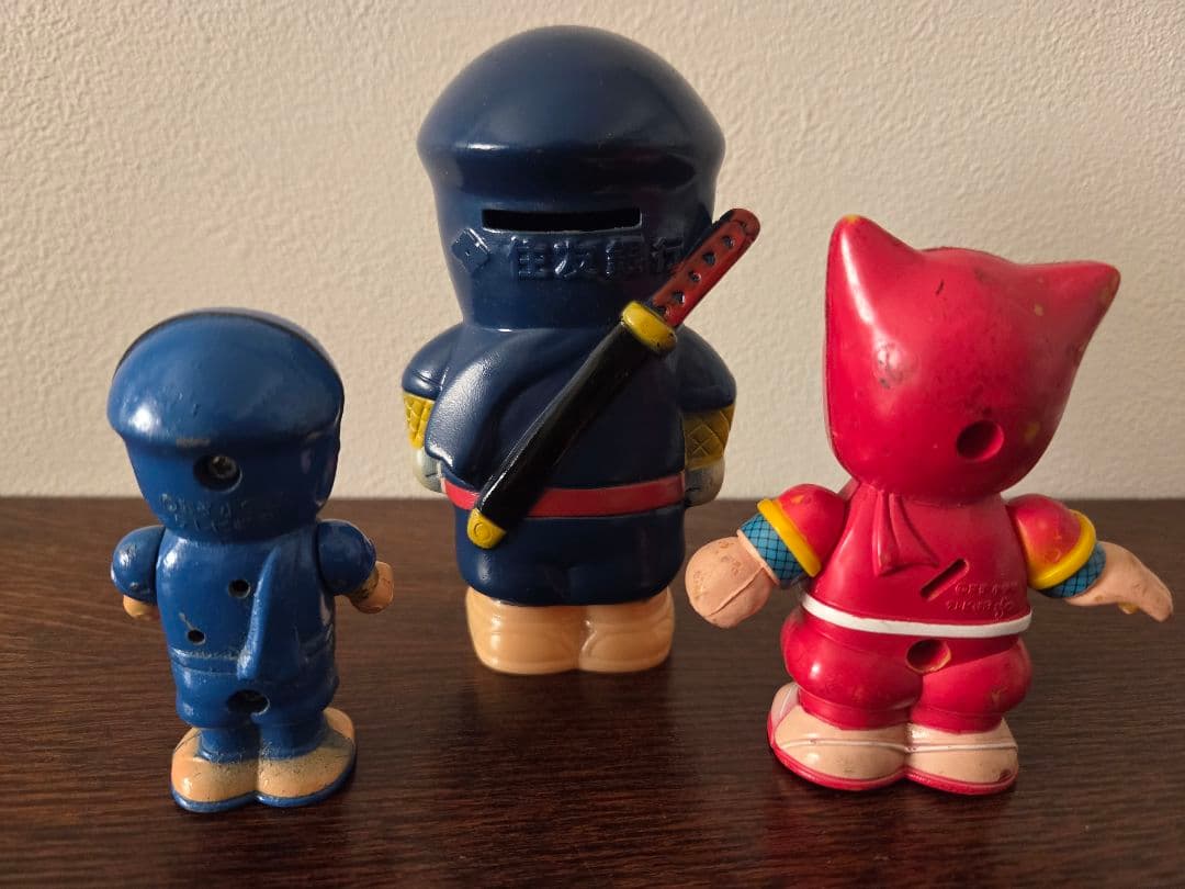忍者ハットリくんフィギュア3体セット昭和レトロ