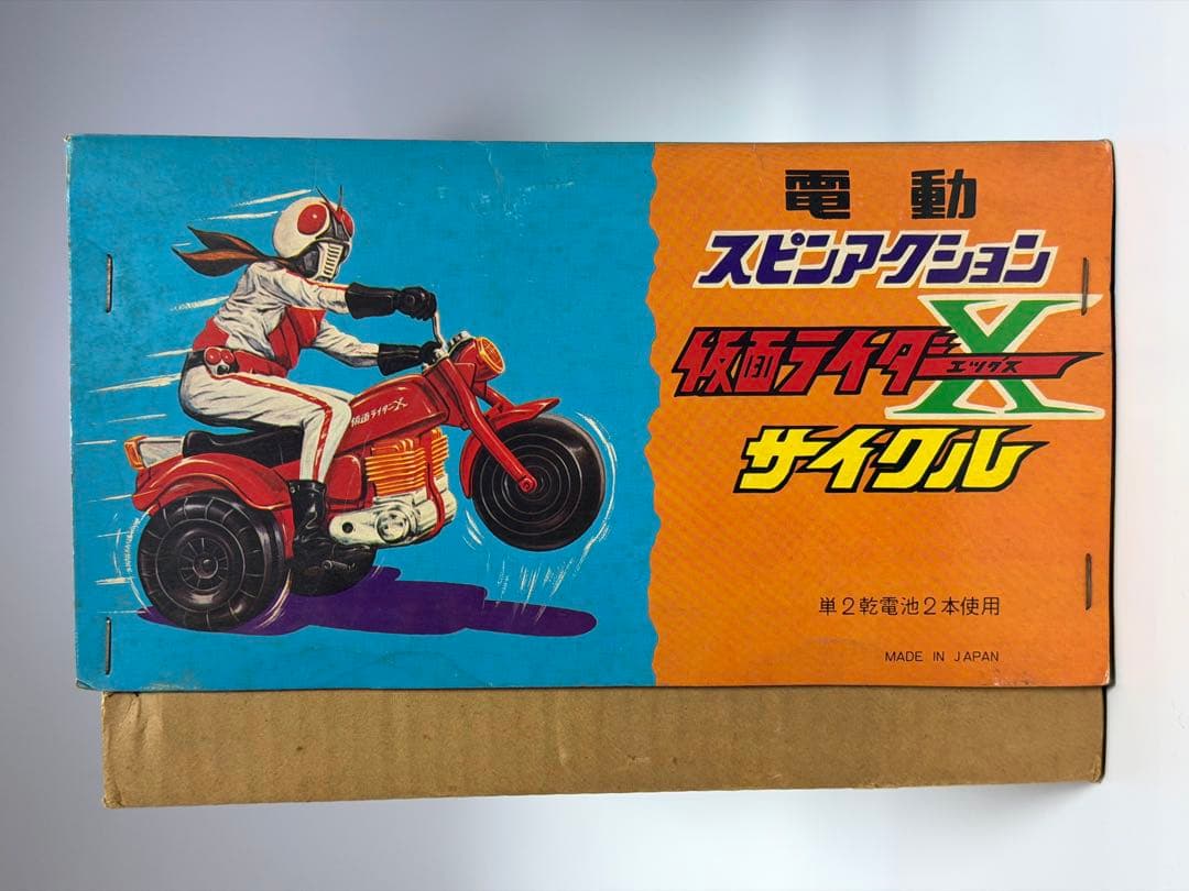 ナ*キ様 電動スピンアクション 仮面ライダーX サイクル