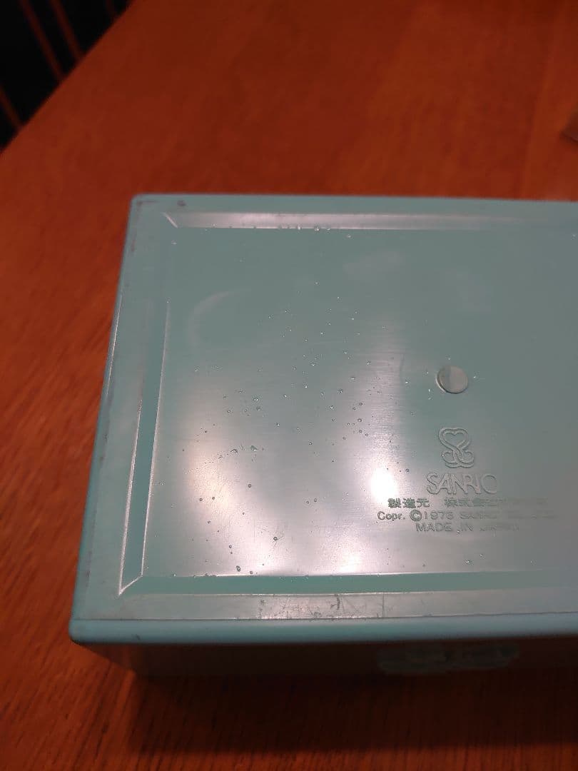 キキララ ソーイングセット・お裁縫箱・小物入れ・1976年サンリオ