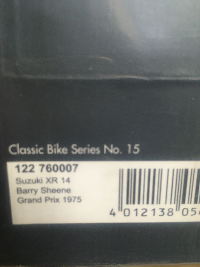 MINICHAMPS Suzuki XR 14 バリー・シーン 1/12