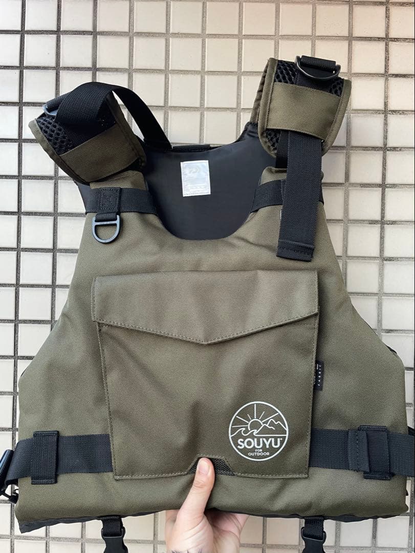 ダイワ ソーユースティック フローティングベスト ライフジャケット L