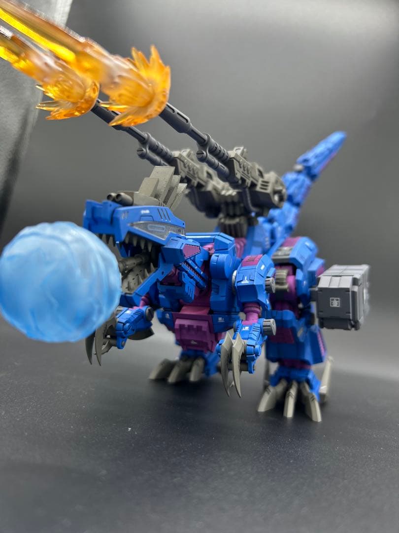 ゾイド　タカラトミー　リアライズモデル　サイコジェノザウラー　小改造品