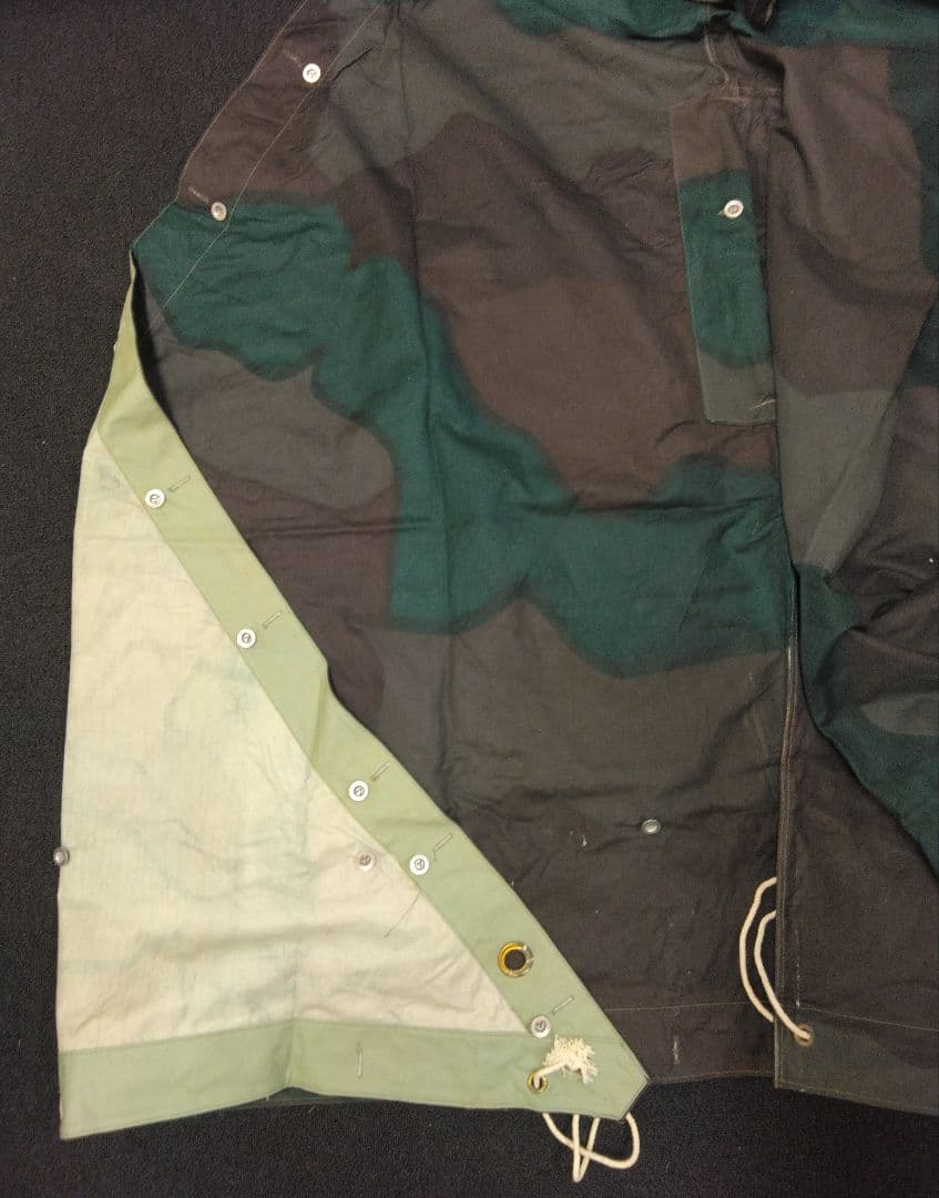 デッドストック スウェーデン軍幕 テントシート 4枚 ミリタリー キャンプ