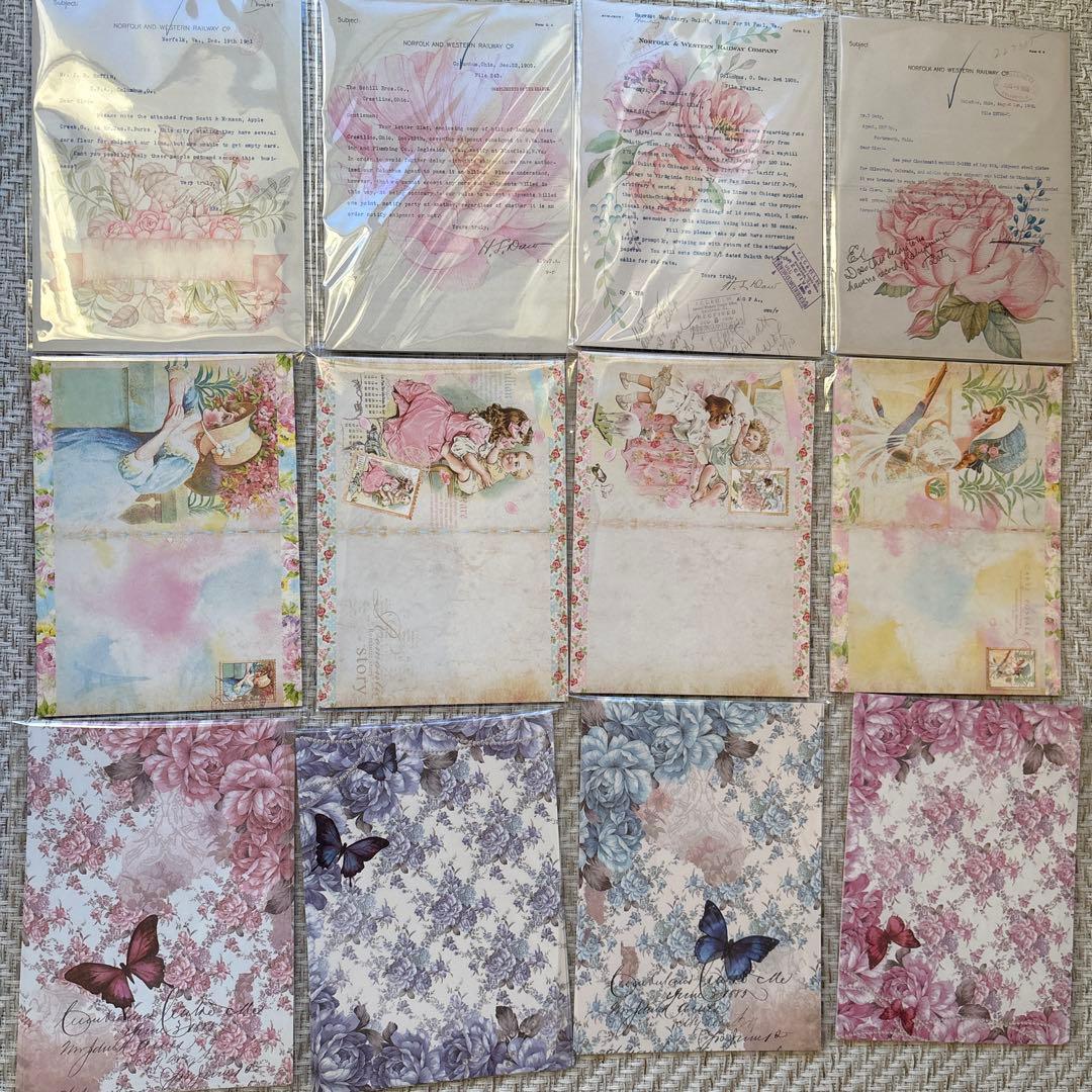 60サイズ コラージュ素材 メモ帳 まとめ売り 紙モノ 大量 おすそ分けファイル