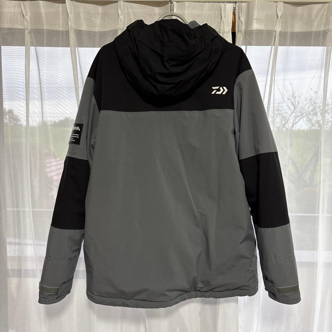 Daiwa レインマックス防水防寒　Lサイズ グレー/ブラック
