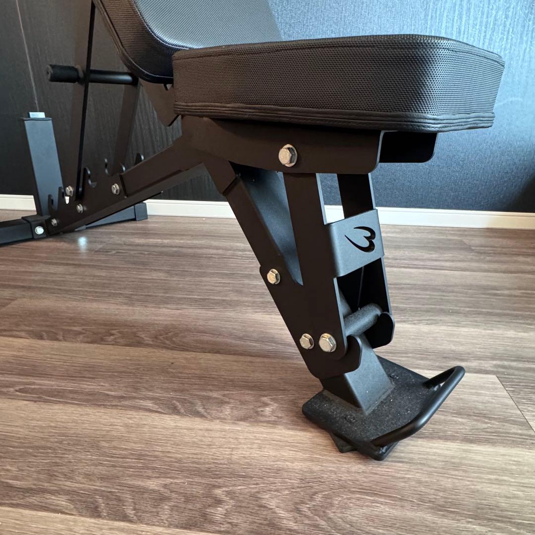 BODYMAKERトレーニングベンチ 45kgブラック 可変角度