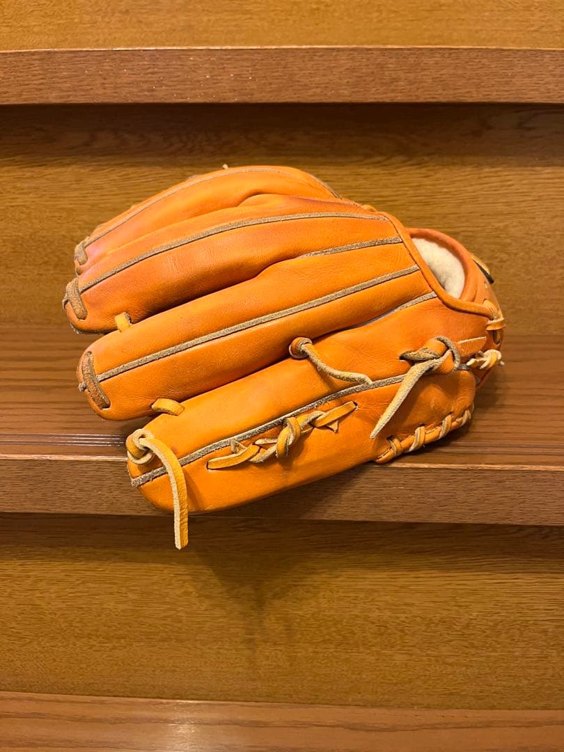 Mizuno Pro 軟式グローブ オレンジ