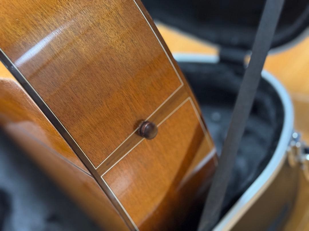 手工アコースティックギターTupli Vesse マホガニー ハードケース付