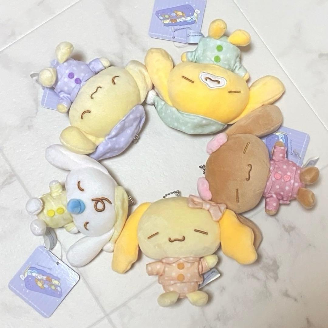 むにゅぐるみ シナモンフレンズ パジャマシリーズ ぬいぐるみ マスコット 9点