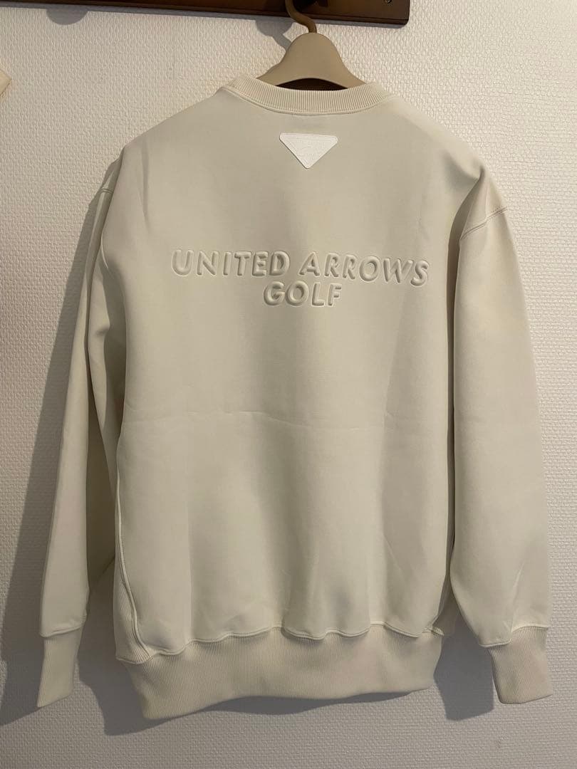 ユナイテッドアローズゴルフ ホワイト トレーナー スウェット ユニセックス XS