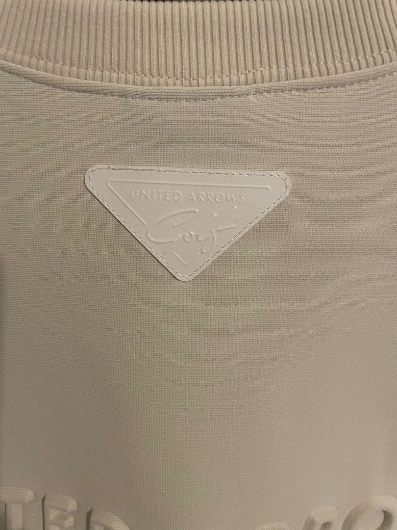 ユナイテッドアローズゴルフ ホワイト トレーナー スウェット ユニセックス XS