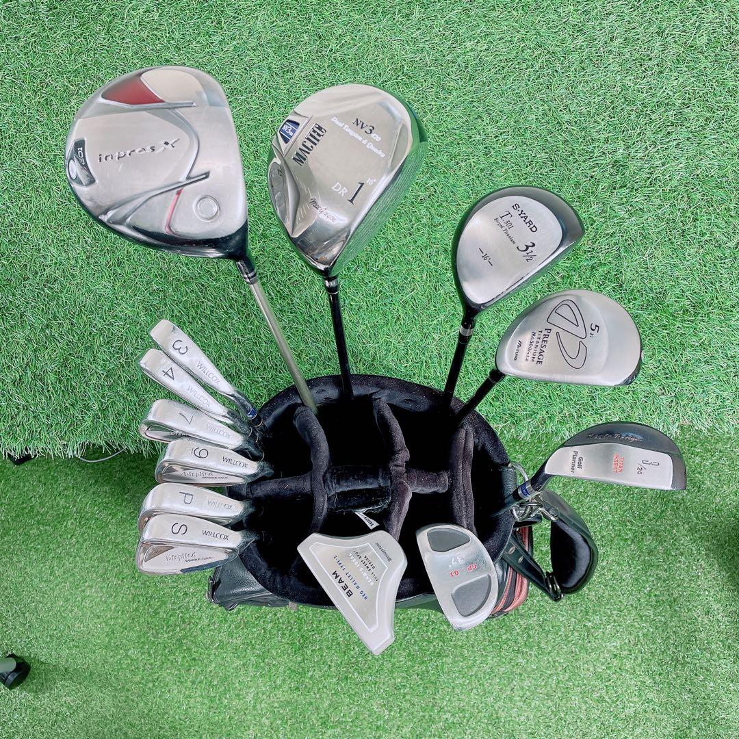 ゴルフクラブ　メンズセット　初心者　ヤマハ　インプレスX やさしい N1844