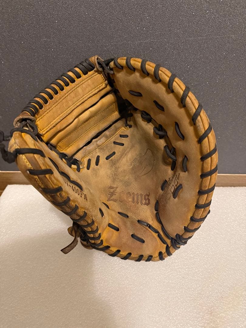 ★即戦力★人気★ Zeemsジームス 硬式用 ファーストミット 紐切れ無し