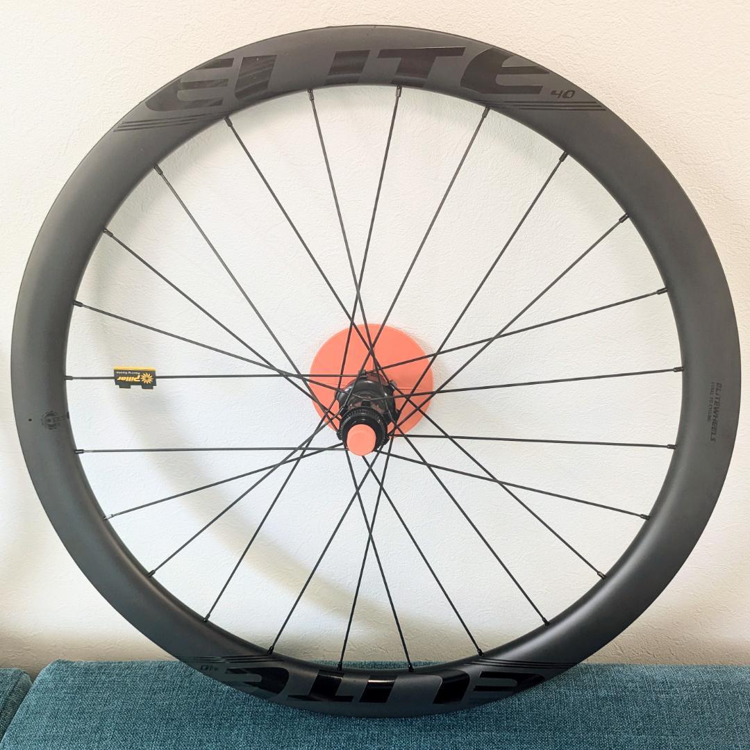 処分価格 ELITEWHEELS グラベルバイク向け 650B カーボンホイール