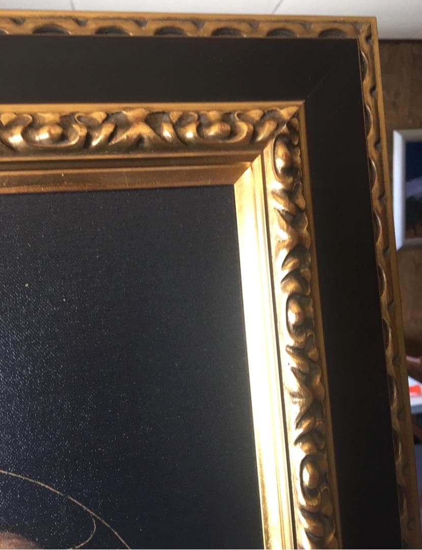 ラファエロ 「大公の聖母」 印刷画 額縁付き 額縁 額装 金縁