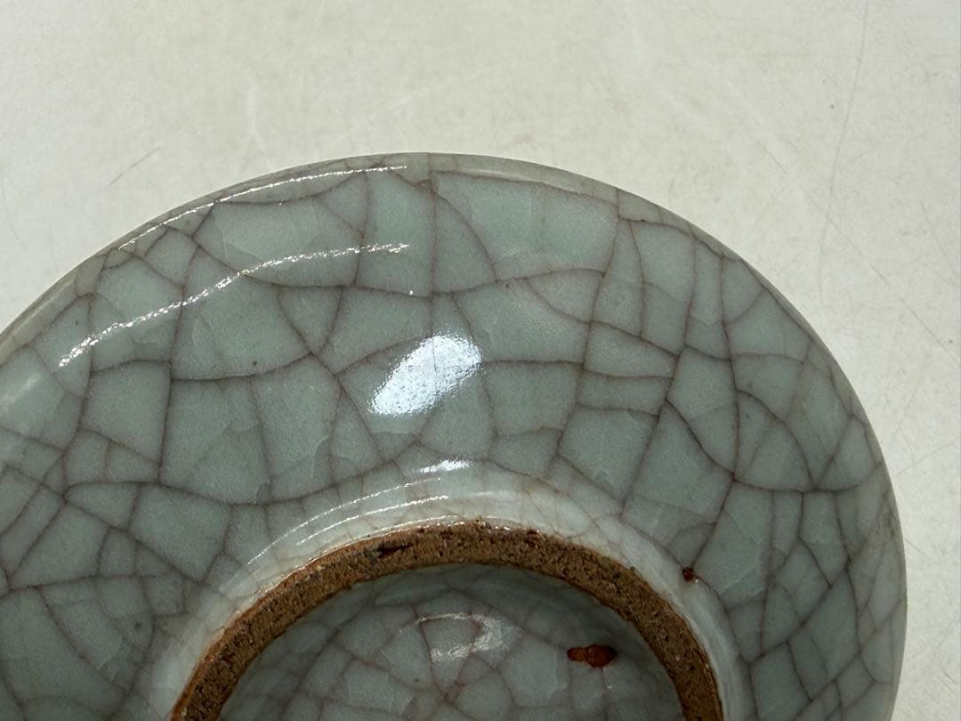 中国　哥釉皿　送料込み260127