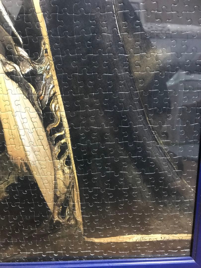 天野喜孝 1 of 9 黒衣の剣士 ジクソーパズル 完成品 1000ピース