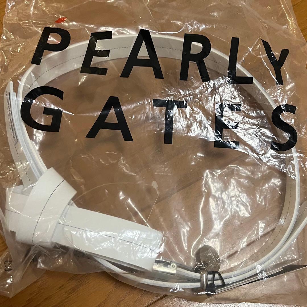 PEARLY GATES レディース ゴルフベルト FR ホワイト