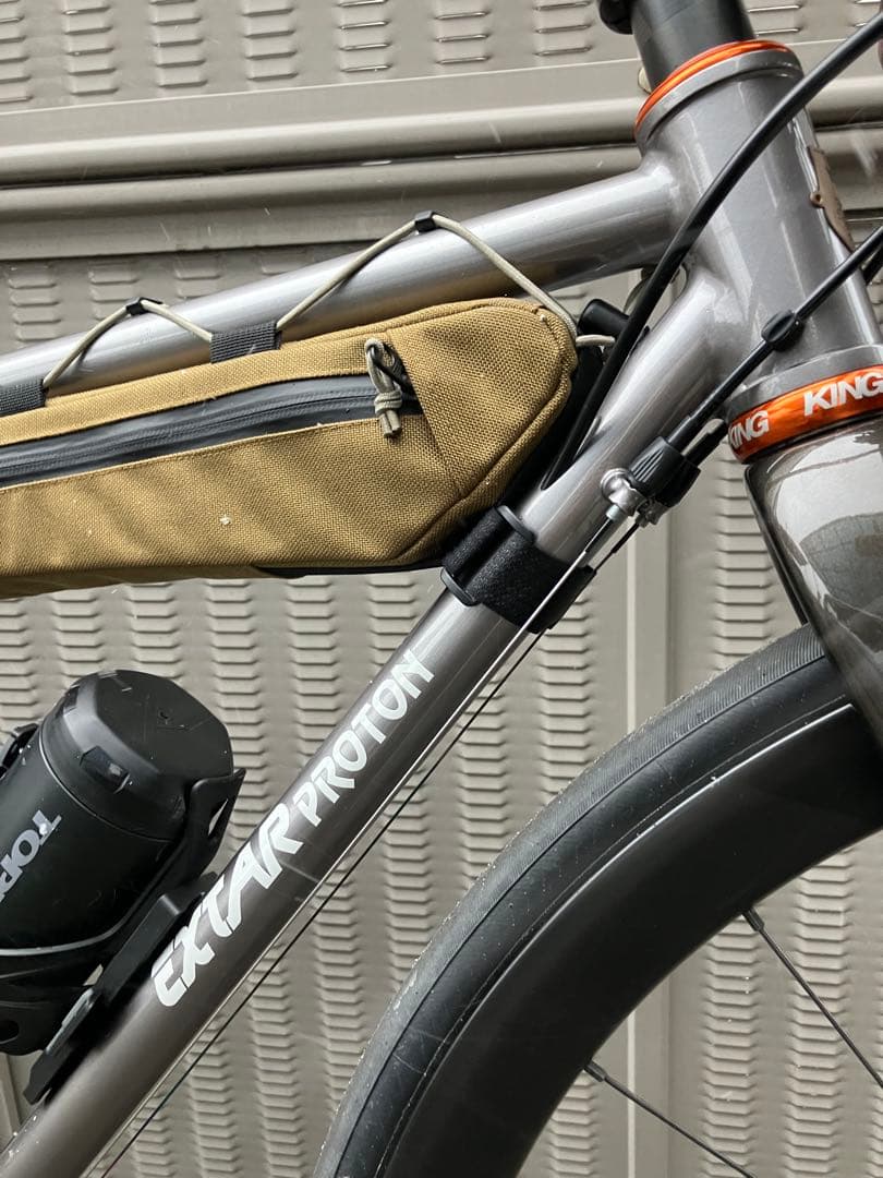 ハンドメイド　フレームバッグ　コーデュラ1000 コヨーテ 41cm