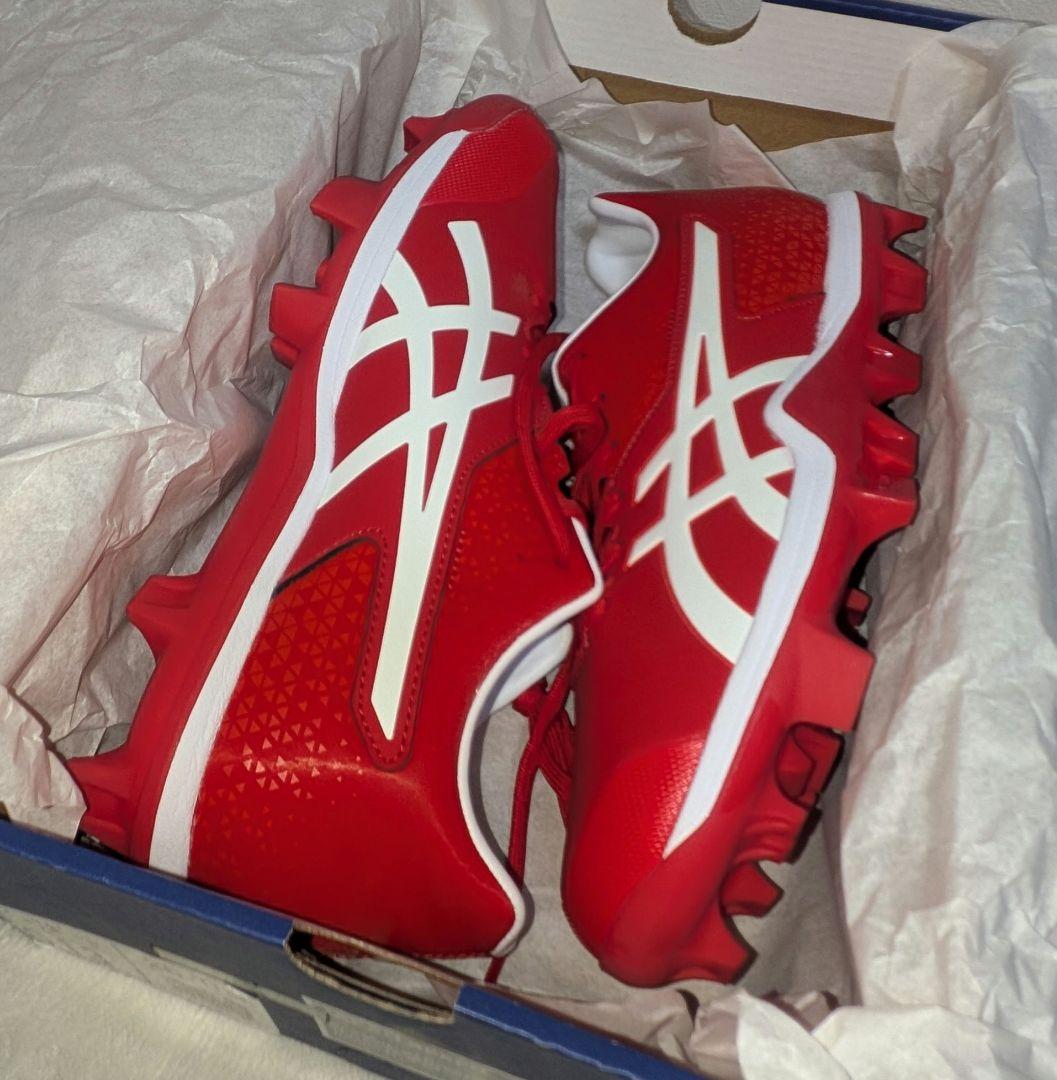 【新品未使用】ASICS 野球 ソフトボールポイント スパイク 26cm