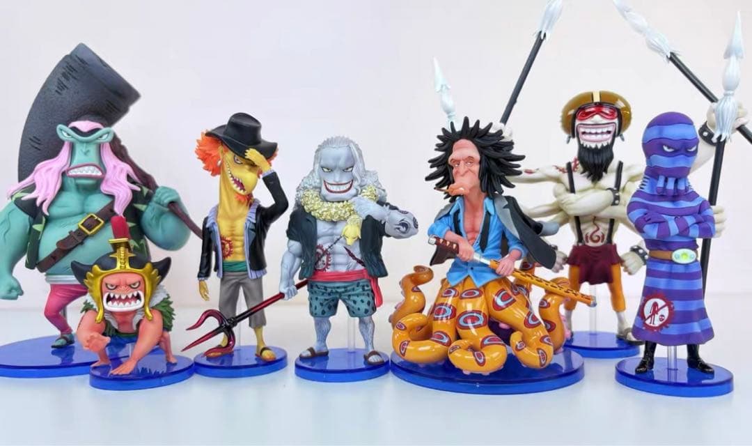 ワンピース 新魚人海賊団 ホーディ 9人セット フィギュア ガレージキット