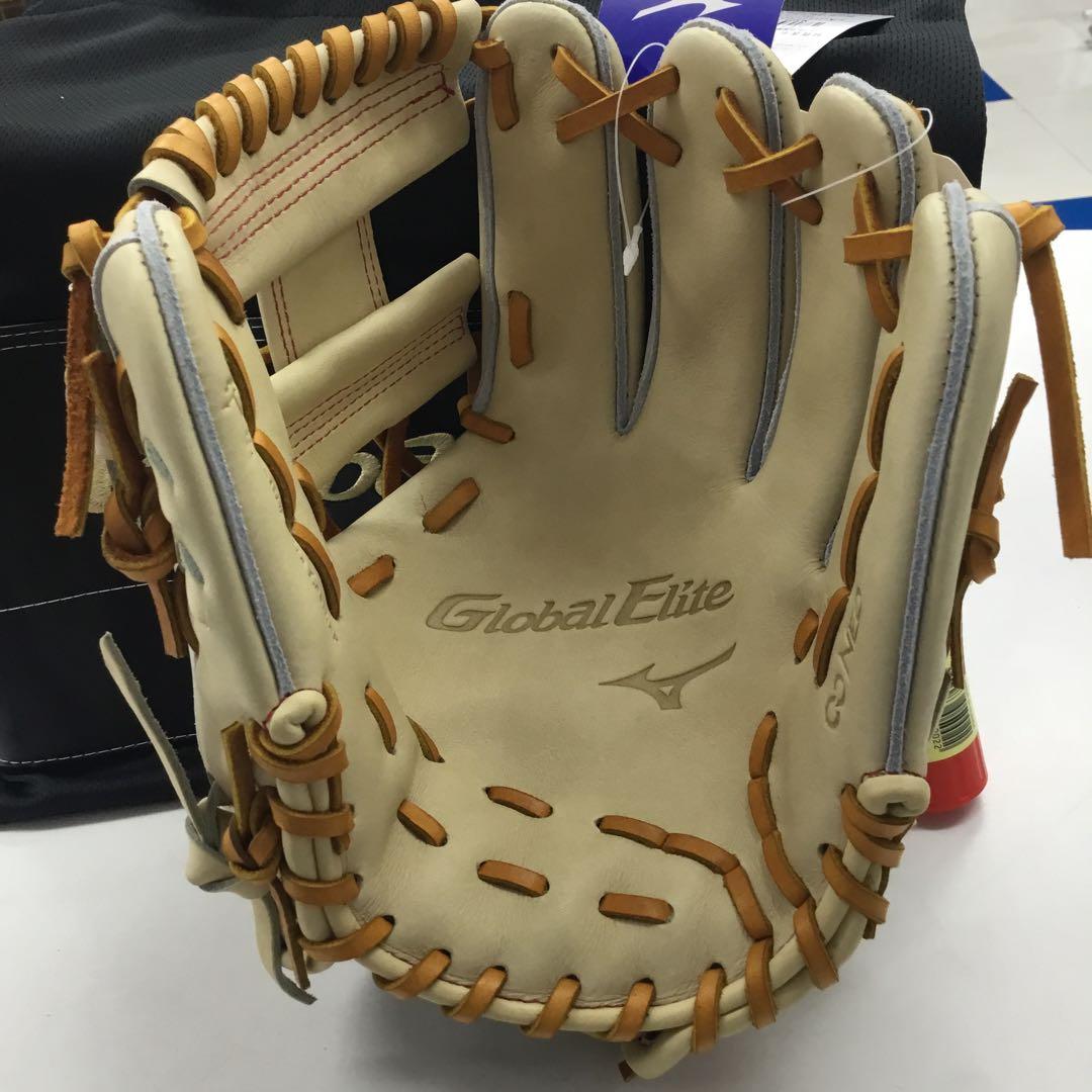 ミズノ 硬式野球グローブ 限定モデルキャメル新品未使用