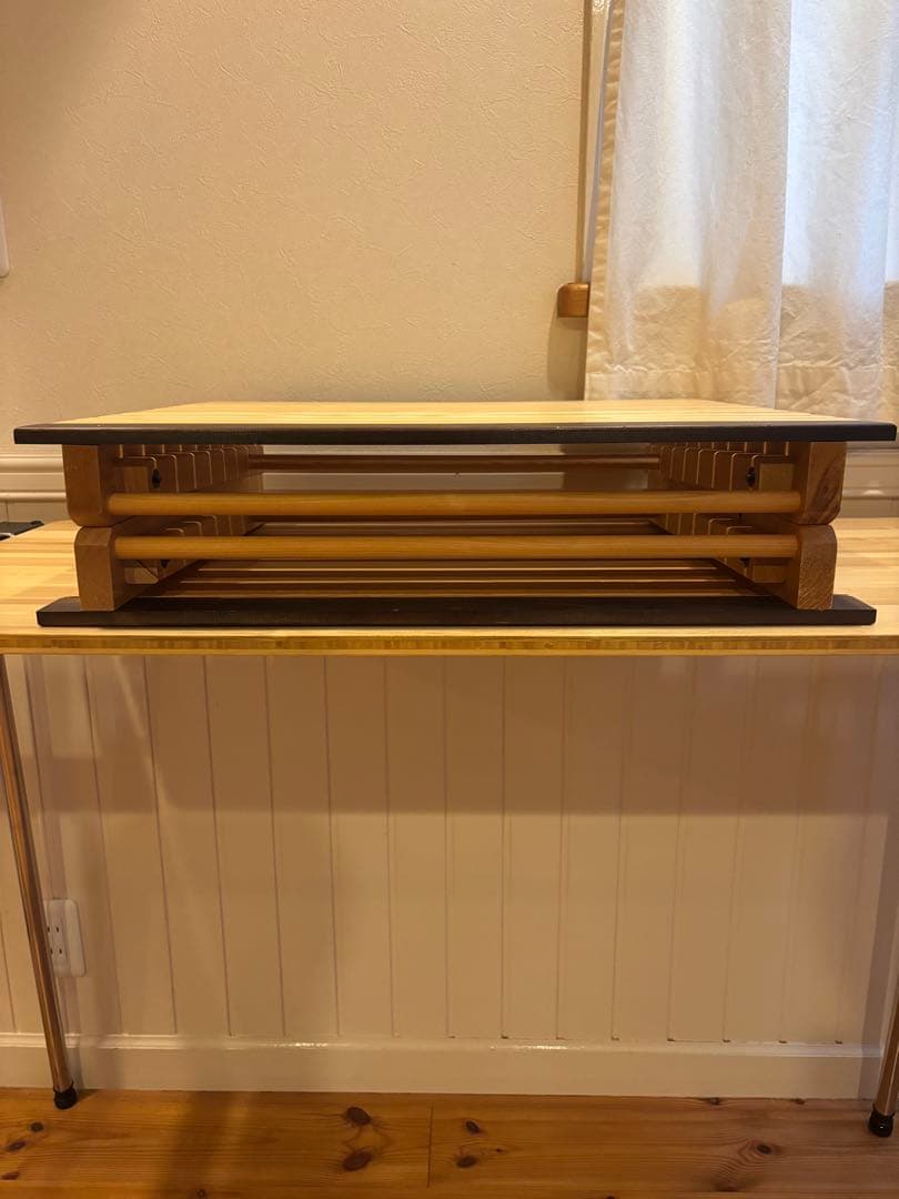 国産ヒノキ使用 折り畳みテーブル ホールアース スノーピーク 新品未使用