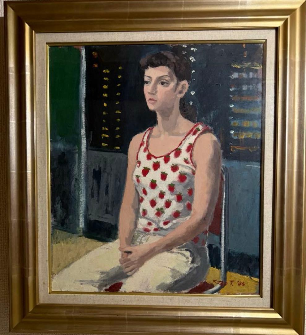 田代晃三【jenny】肉筆油彩画