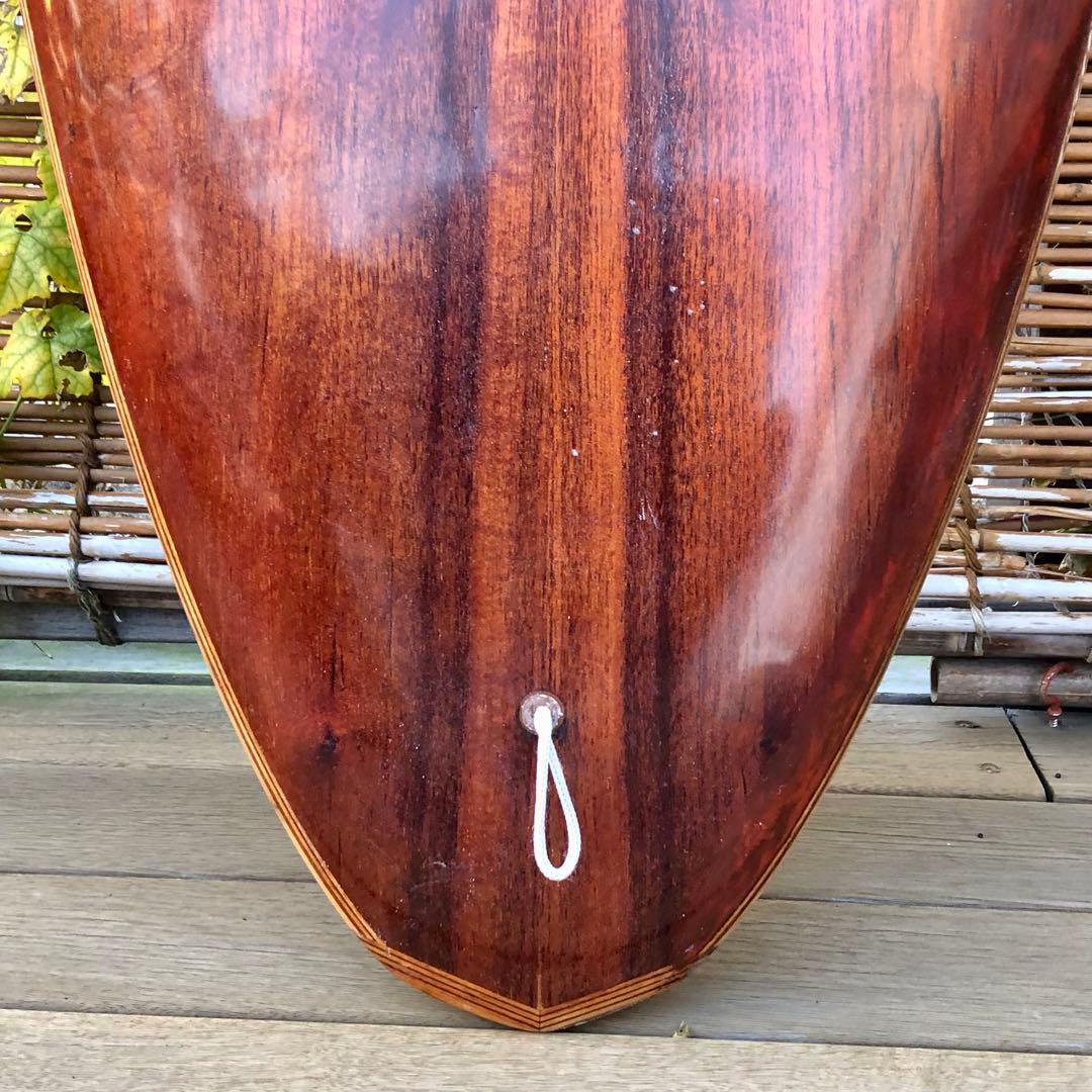 超レア ヴィンテージ 木製中空サーフボード 送料込み