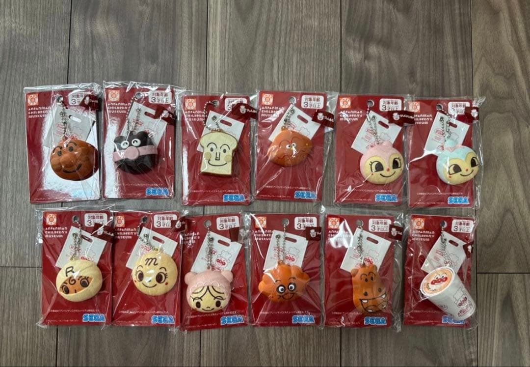 アンパンマン NEW パン マスコット 12個セット　ミュージアム限定 新品