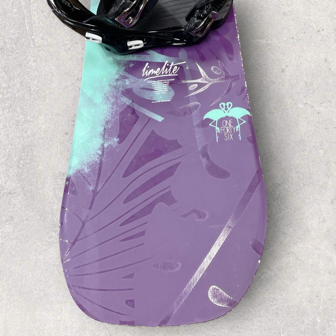 K2 TIMELITE 146㎝+ FLUX GU XS スノーボード2点セット